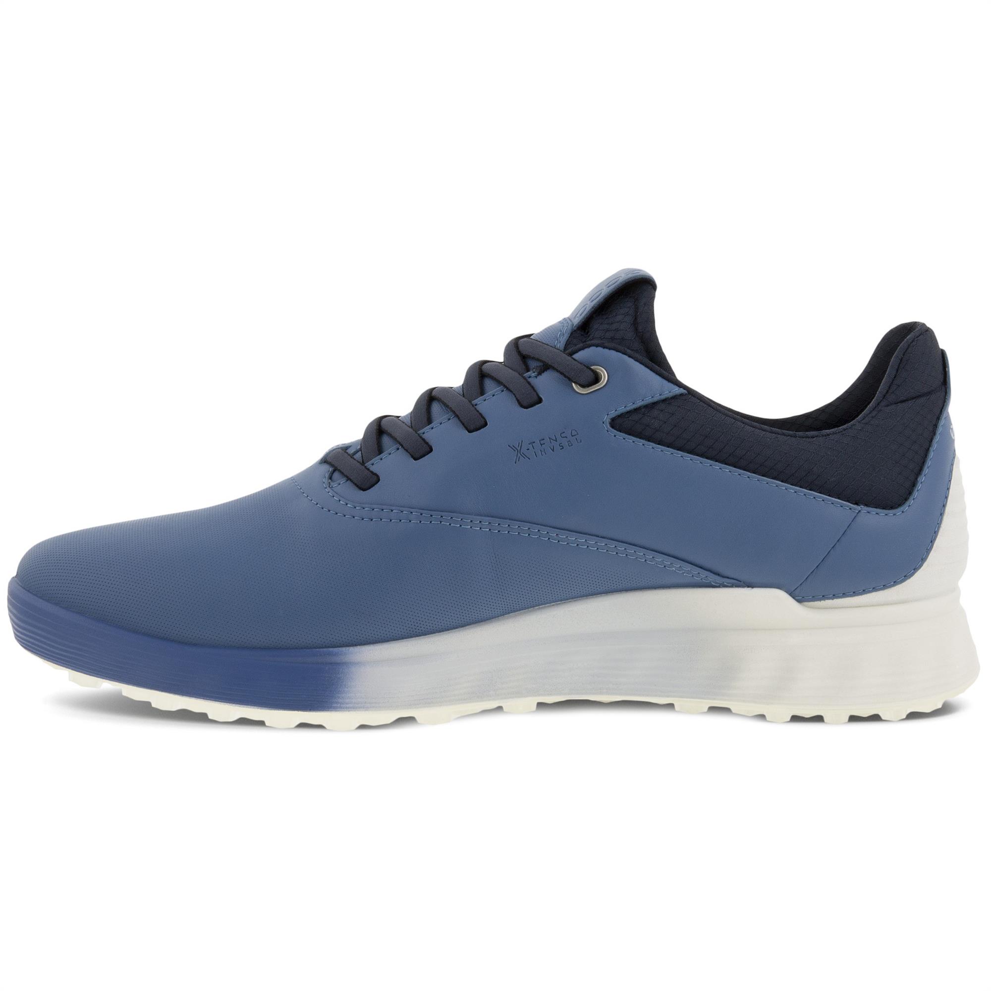 Ecco S-Three Gore-Tex Mens Golf Shoe Retro Blue/White/Marine